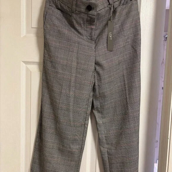 Women's Loft High Waisted Trouser Pants Size 0 with tags - Picture 1 of 5